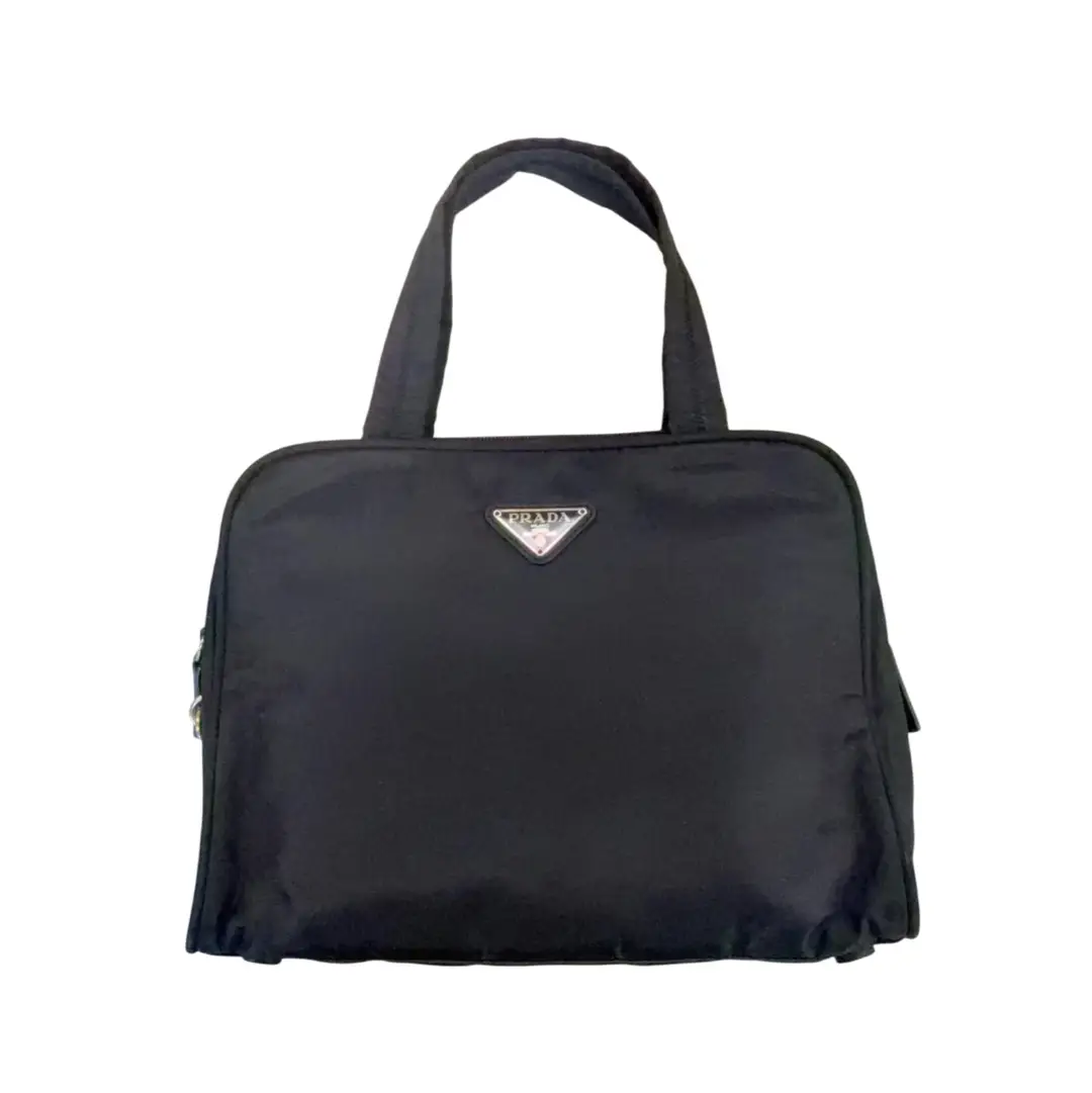 Prada Tessuto Black Nylon Shoulder Bag