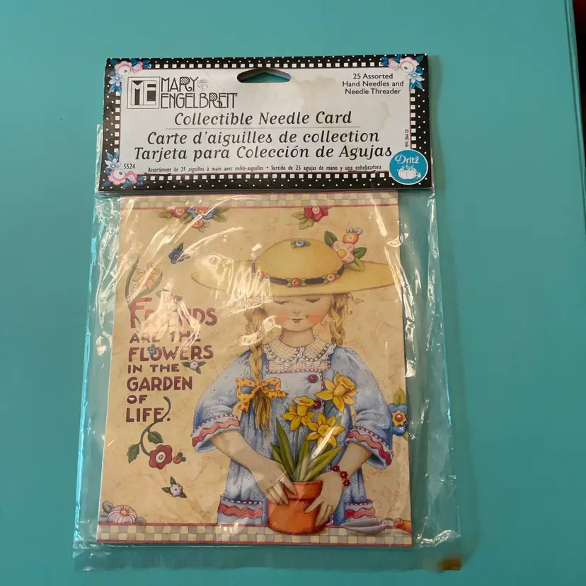 VTG Mary Engelbreit Collectible Needle Card