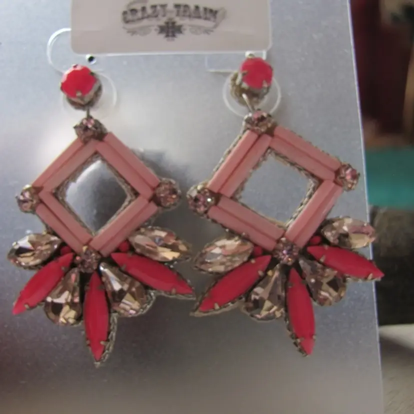 CRAZY TRAIN CLUELESS EARRINGS NWT