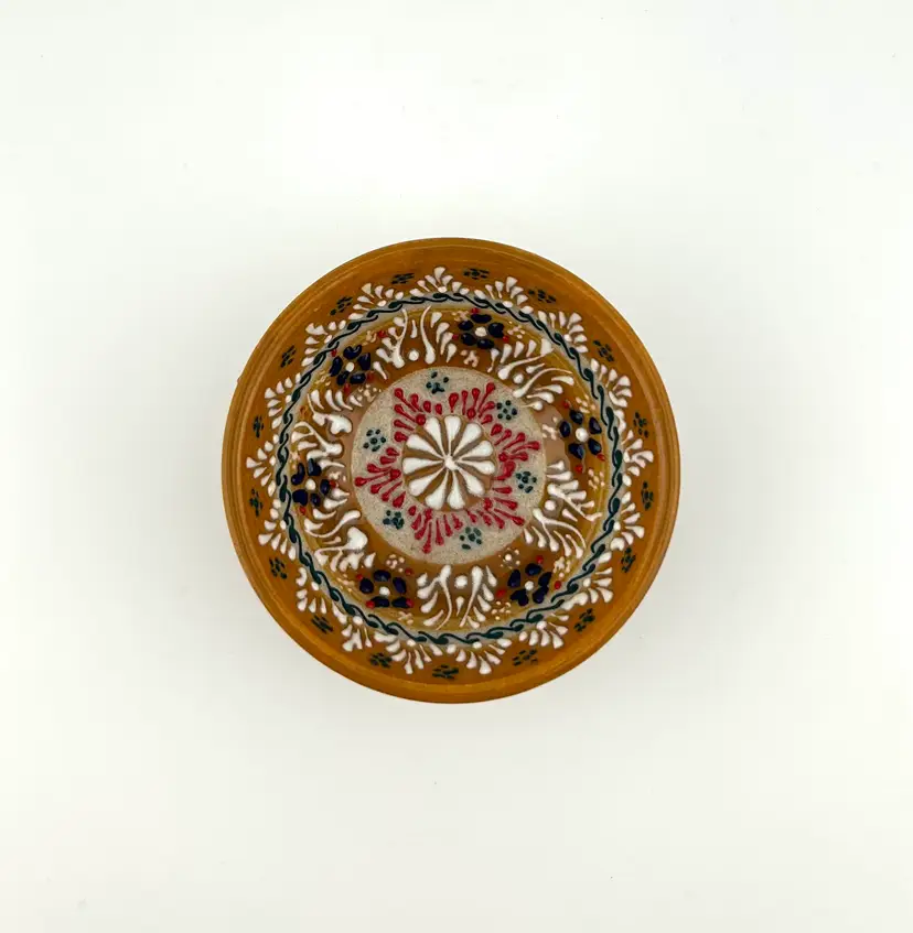 Natto Tulay Small Hand Painted Turkish Bowl 3.25”x 1.5”