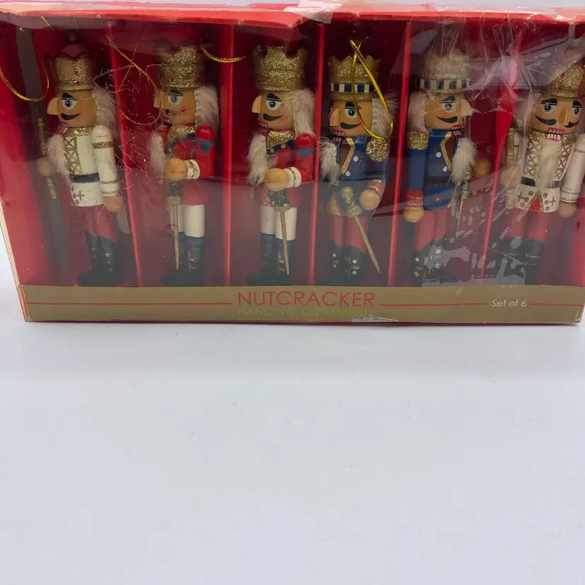 Nutcracker Ornament Set Of 6