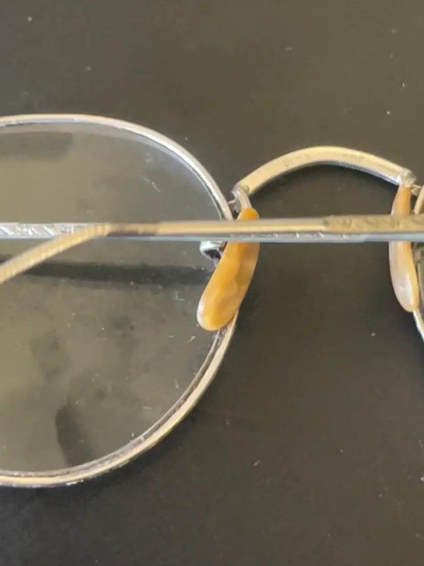 Vintage Silver-toned Wire-rim Glasses