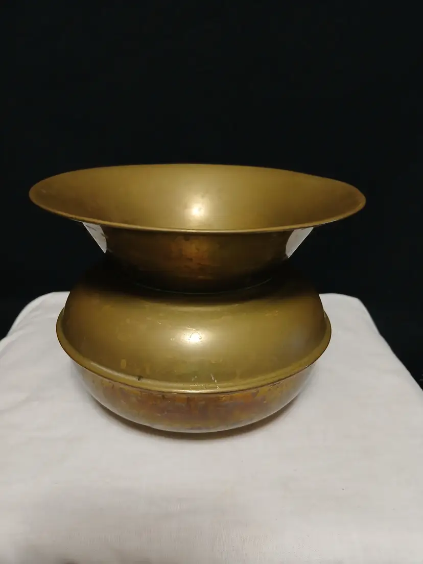 Vintage Brass Spittoon