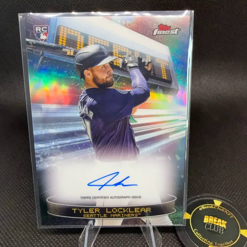 Tyler Locklear 2025 Topps Finest Debut Auto RC Arizona Diamondbacks Seattle Mariners
