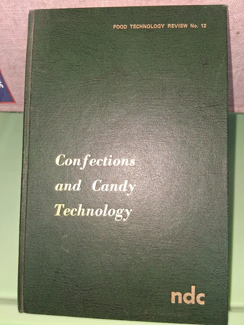 Vintage 1974 Confections and Candy Technology Book By M.E Schwartz, RARE BOOK