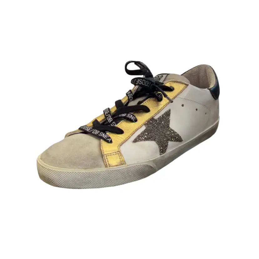 Golden Goose Limited Edition  Swarovski Crystal Lowtop Sz 38