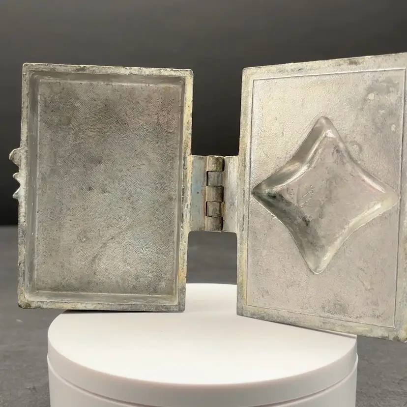 Diamond Pewter Ice Cream Mold #436 | Antique
