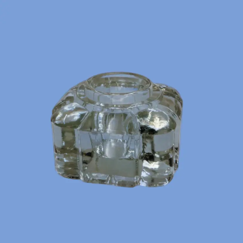 #312- Vintage Inkwell Art Deco Style (Paperweight Marble  Display?)