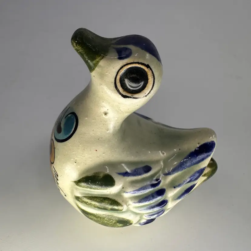 Tonala Pottery Bird 2.5”