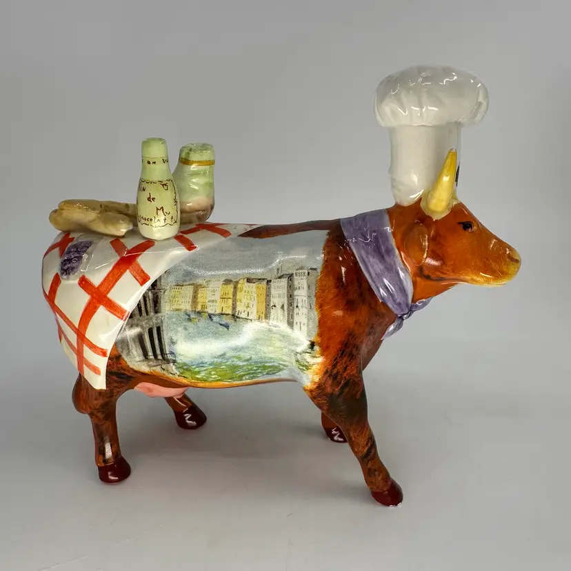 Cow Parade Cow'rrabba's Cow Figurine * Repaired Leg