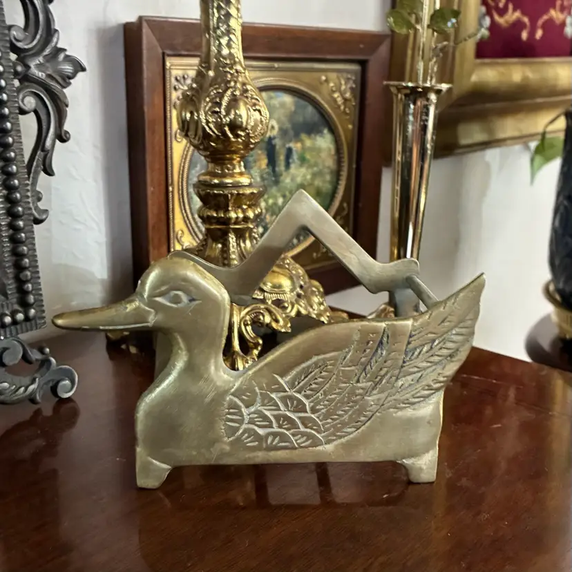 🐇Vintage Solid Brass Duck Sorter