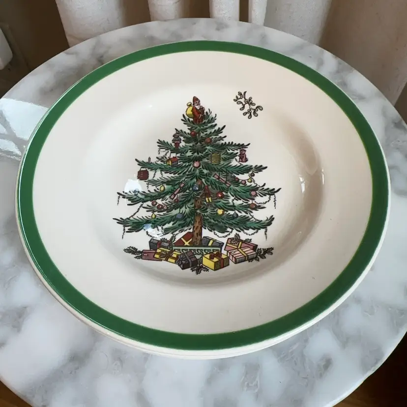 🔔 Set Of Four 6.5” Vintage Spode England Bread And Butter Plates