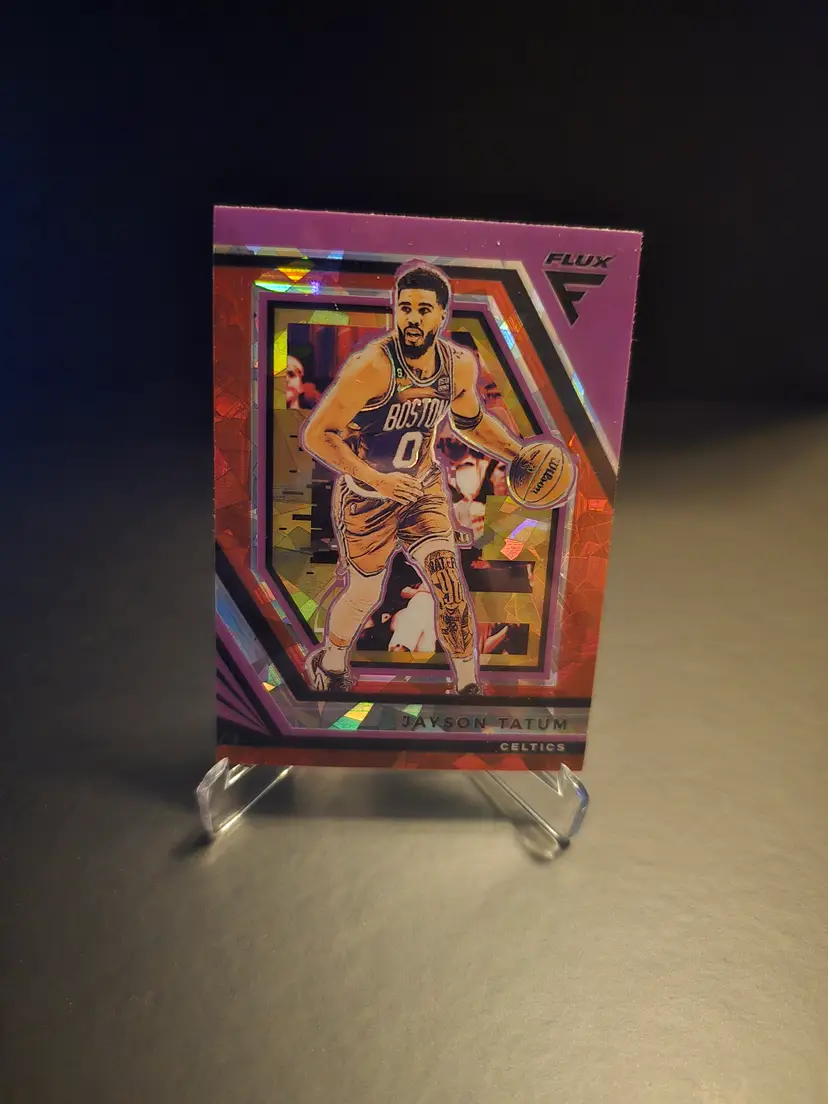 Jayson Tatum - 2022-23 Flux Basketball Red Cracked Ice