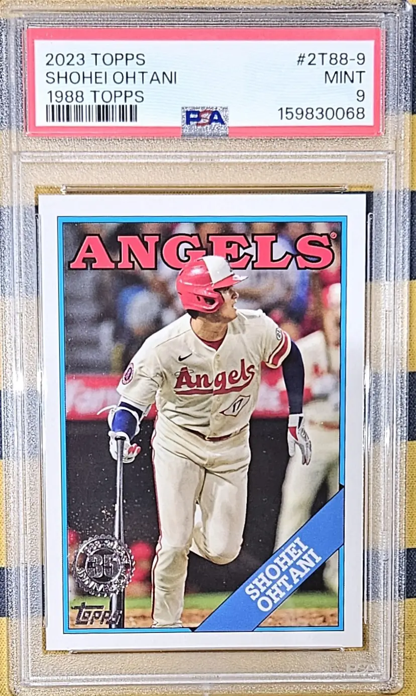 2023 Topps 1988 Shohei Ohtani PSA 9 Mint