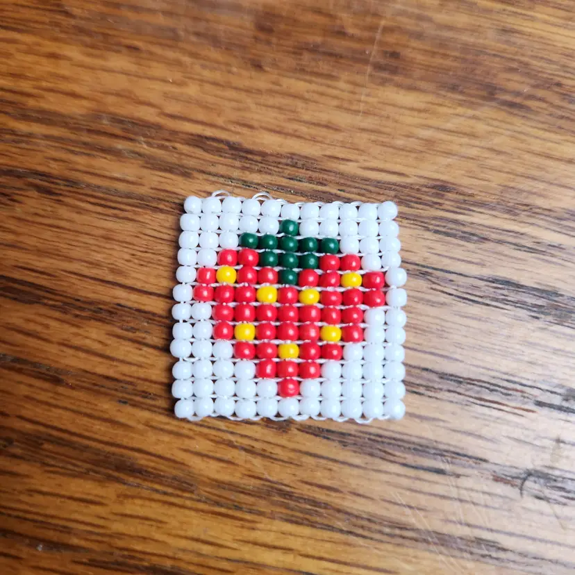 Beaded Pendant - Strawberry