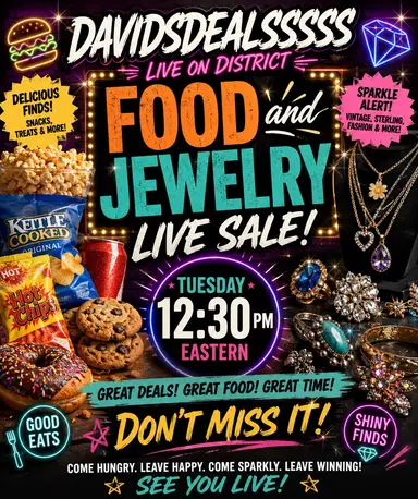Jewelry & Food What A Combo 