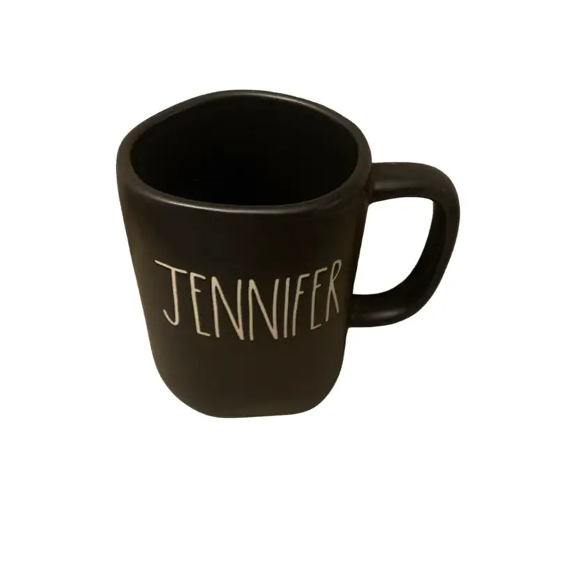 Rae Dunn Jennifer Mug 5 1/8 X 3 3/8 X 4 3/4 Inches