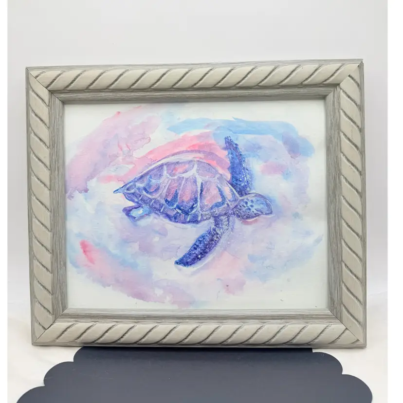 Art By Me-8x 10” Original Framed Watercolor “Find Your Mana”