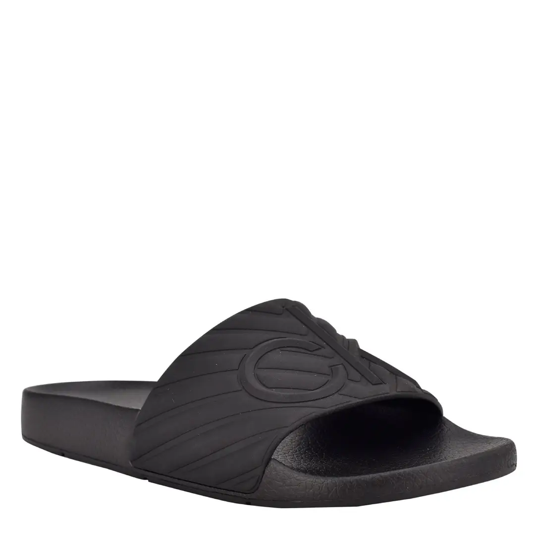Calvin Klein Black Slide Sandals