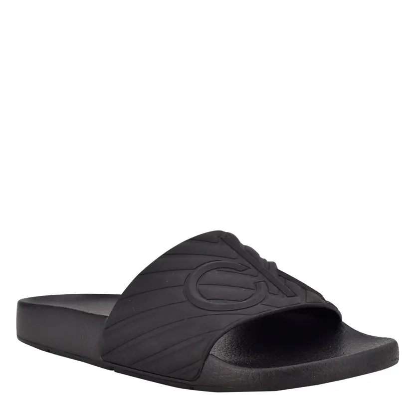 Calvin Klein Black Slide Sandals