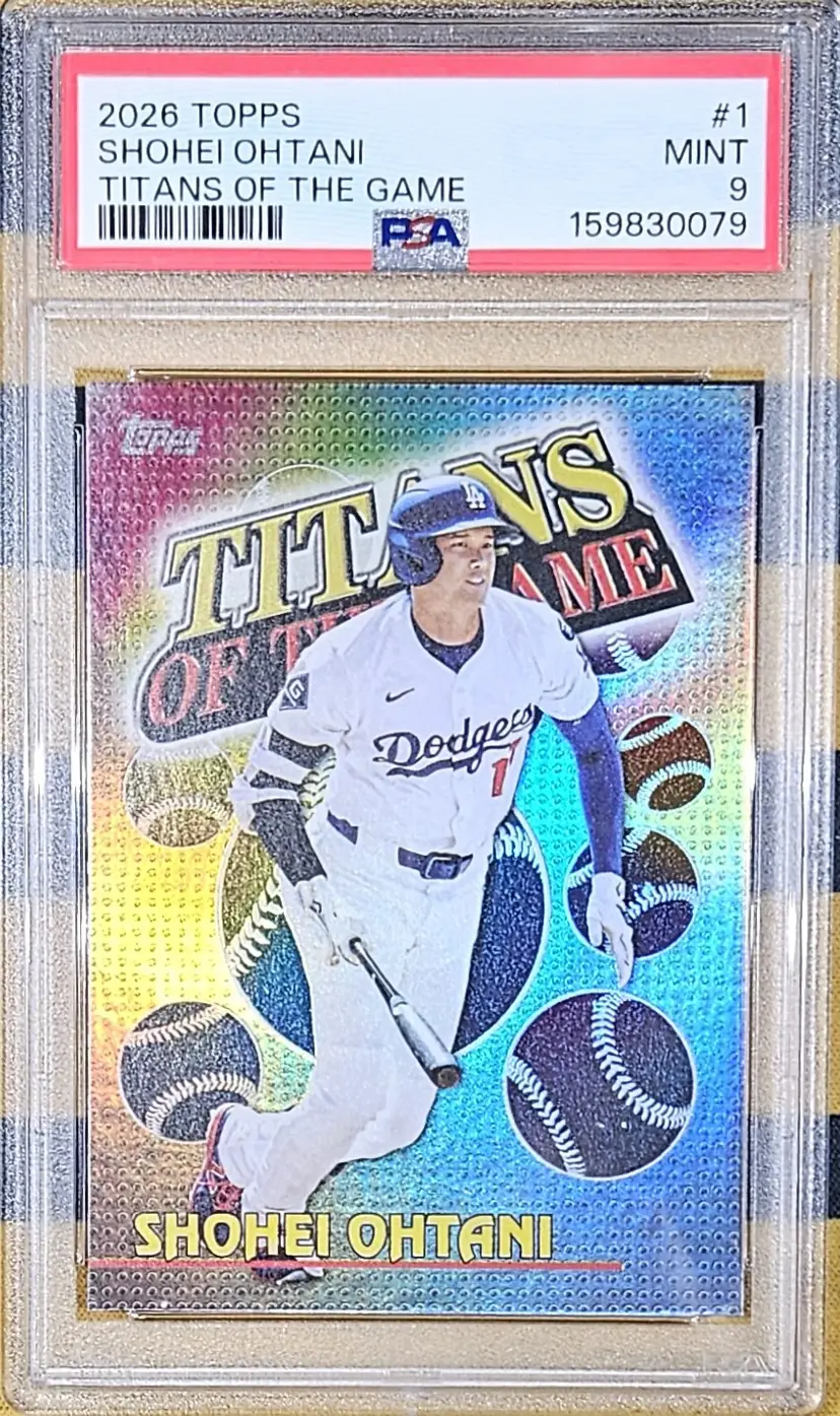 2026 Topps Titans of the Game Shohei Ohtani PSA 9 Mint