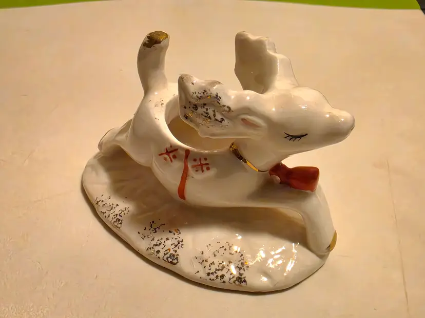 Vintage reindeer ceramic by Dan Brechner