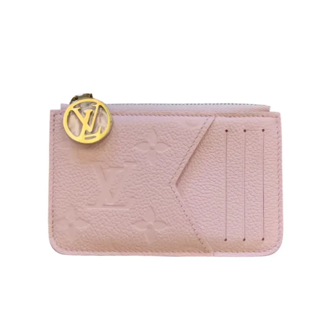 Louis Vuitton Confetti Pink Mono Empreinte Romy Card Holder