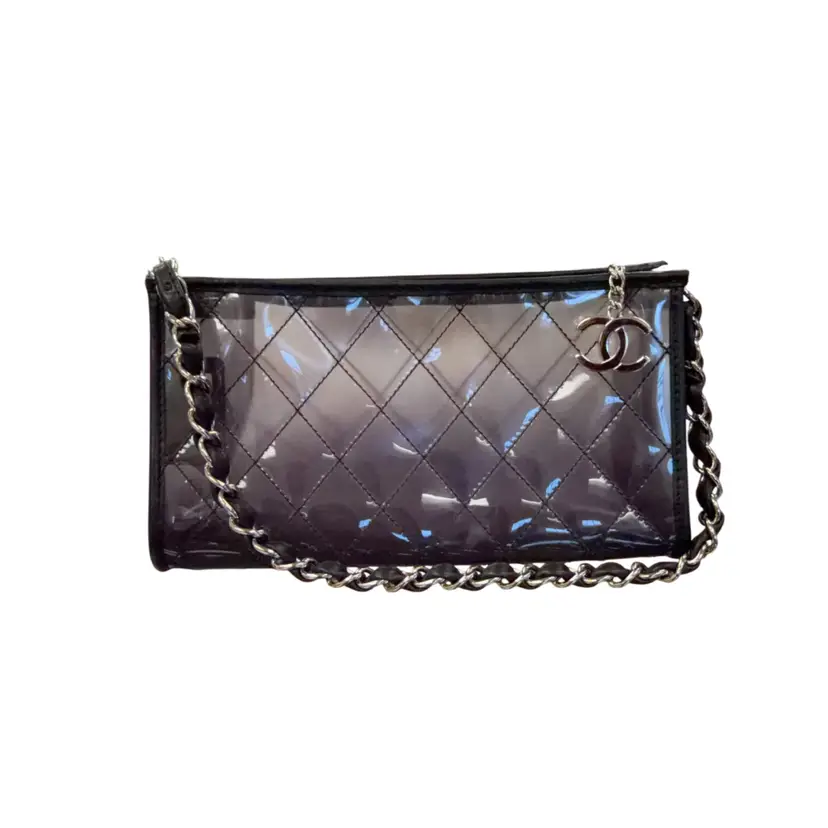 Chanel PVC Black & Purple Ombré Shoulder Bag