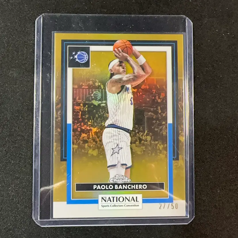 Paolo Banchero 2026 Topps NSCC Exclusive True Gold Refractor /50 Orlando Magic