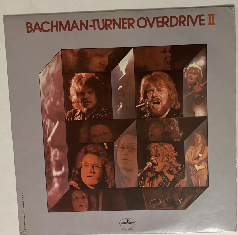 Bachman-Turner Overdrive II Vinyl Record Classic Rock Vintage 1973 SRM-1-696 EX