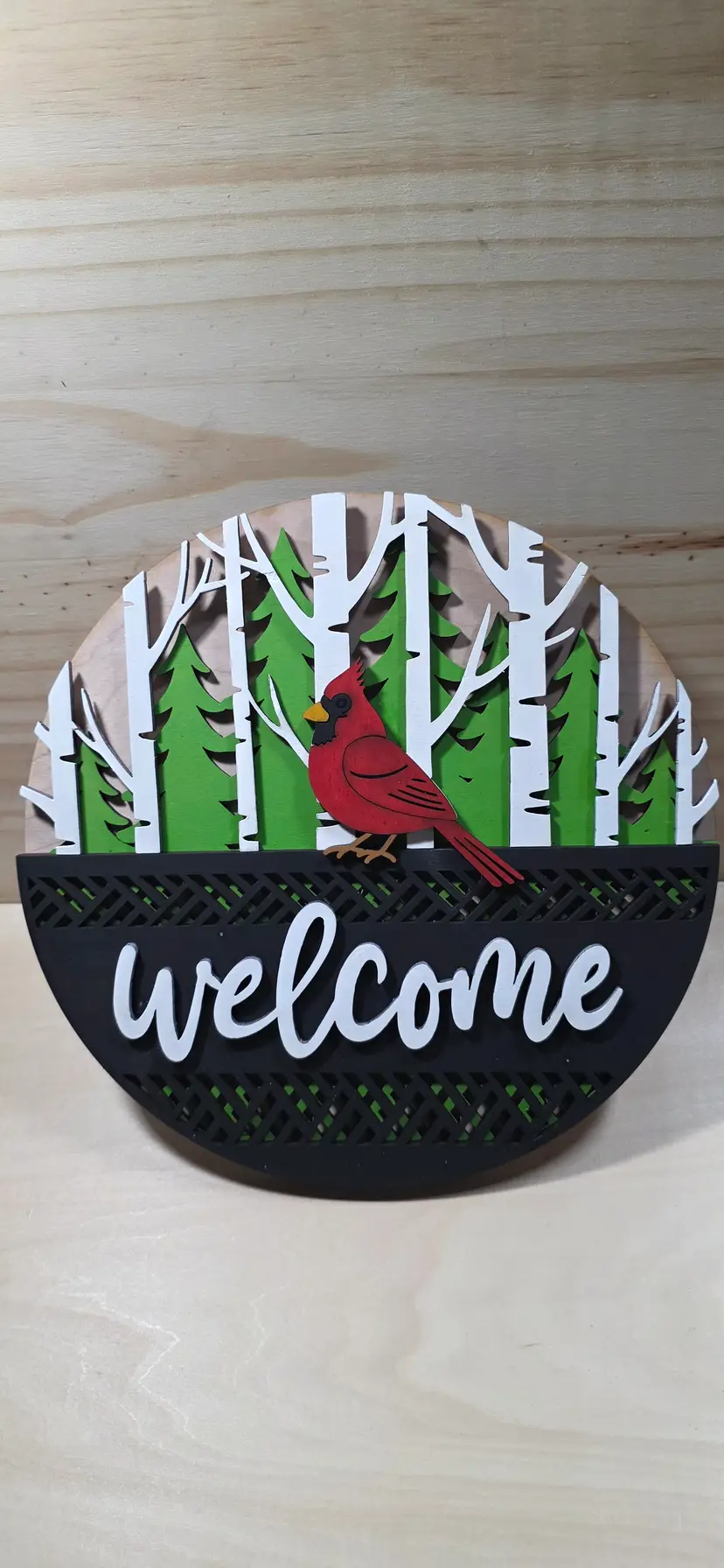 Cardinal Welcome Sign