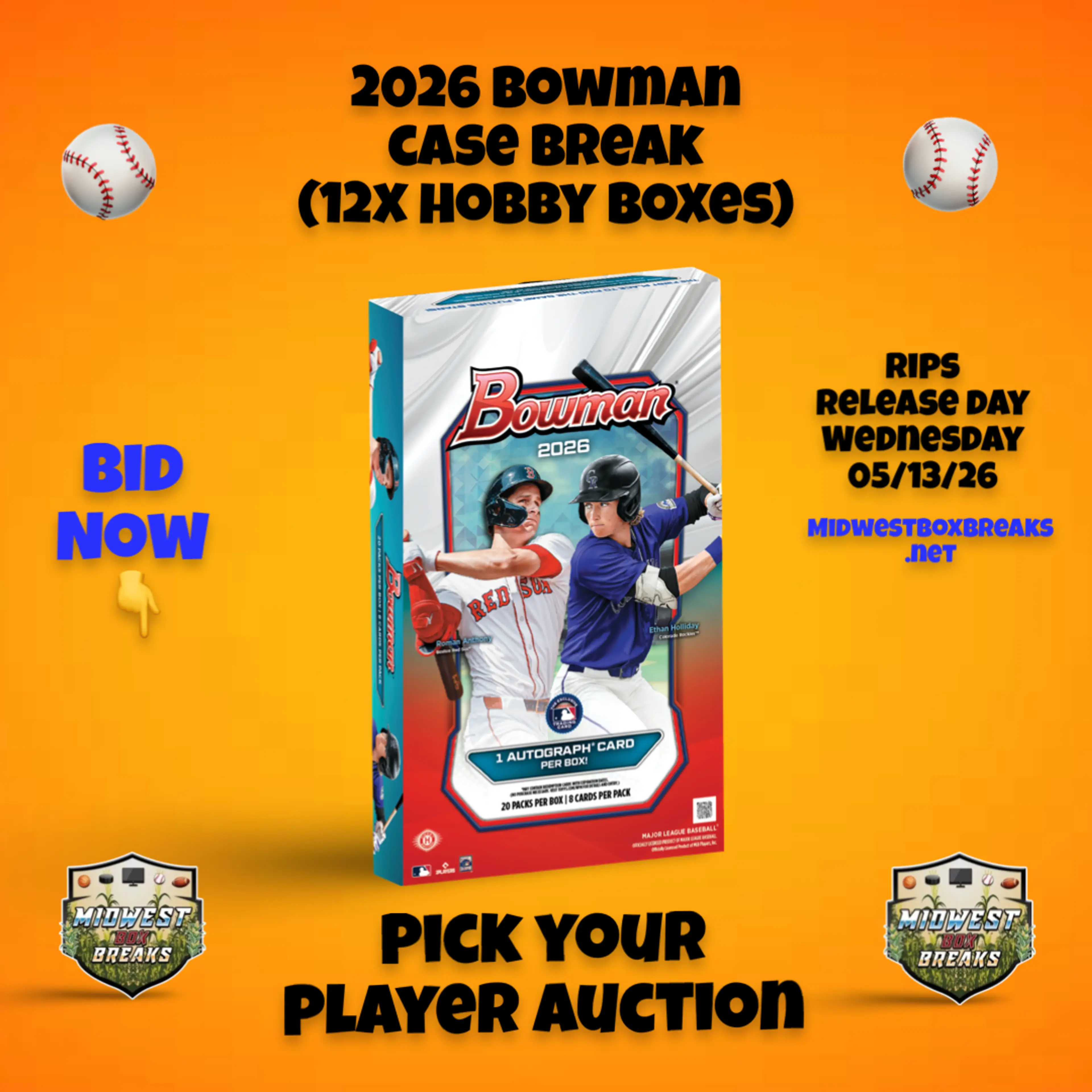 2026 Bowman ⚾ Player Auction