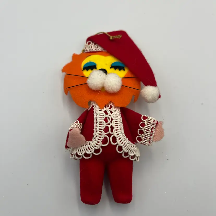 Felt Lion Christmas Ornament