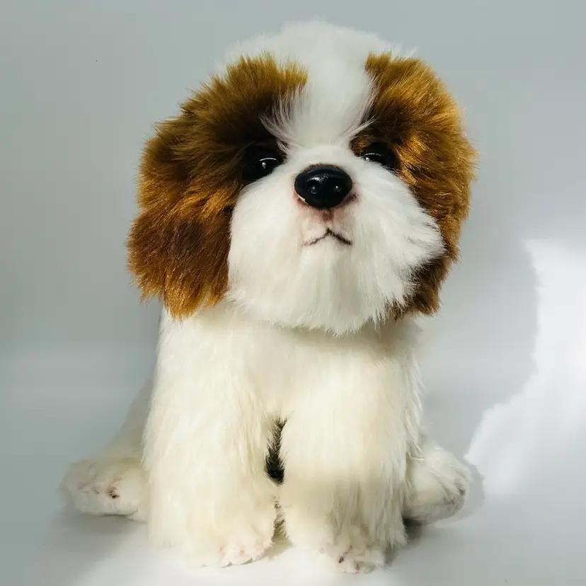 Bearington Collection Bentley Shih Tzu Realistic Plush Stuffed Animal Puppy Dog