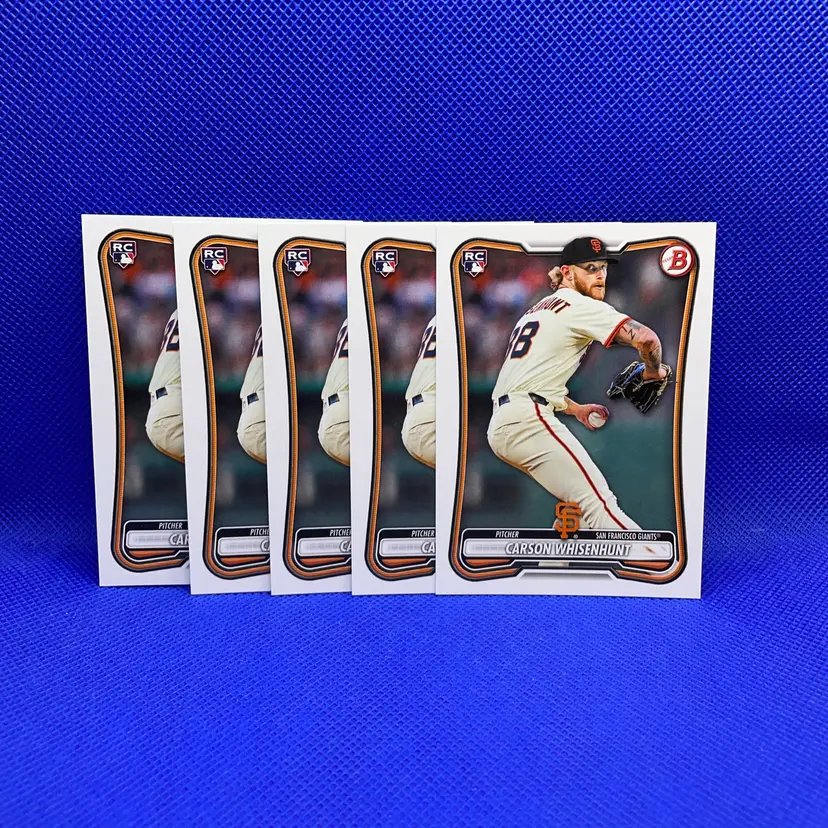 2026 Bowman Carson Whisenhunt RC Lot Of 5