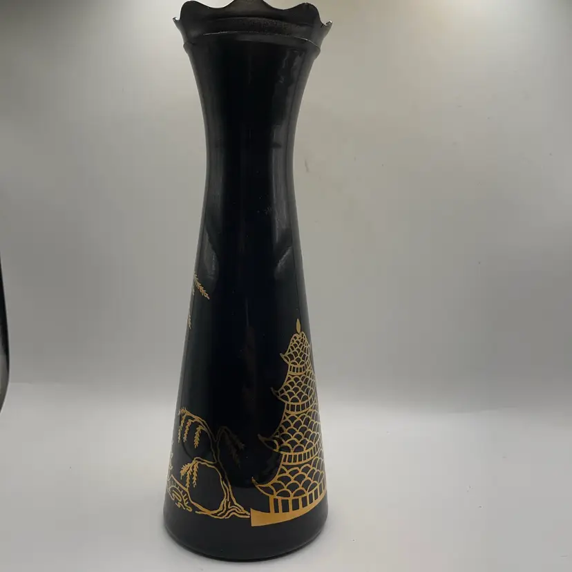 Bartlett Collins Pagoda Vase MCM