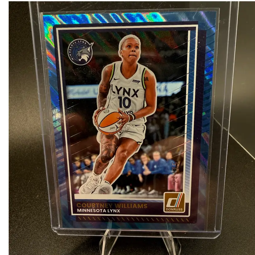 Courtney Williams #/75 2025 WNBA Donruss Minnesota Lynx