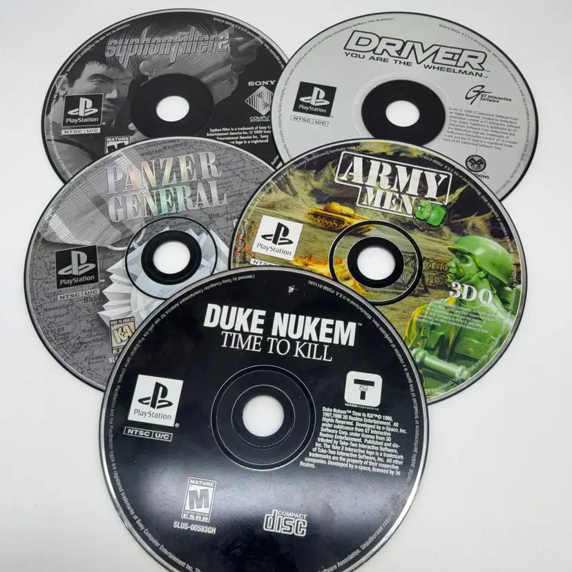 PlayStation 5 Loose Game Lot, Need Cleaned/resurfaced