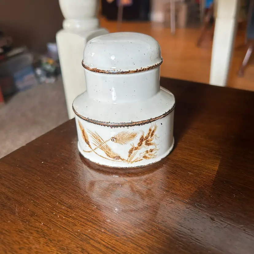 Lidded Dish Made In England