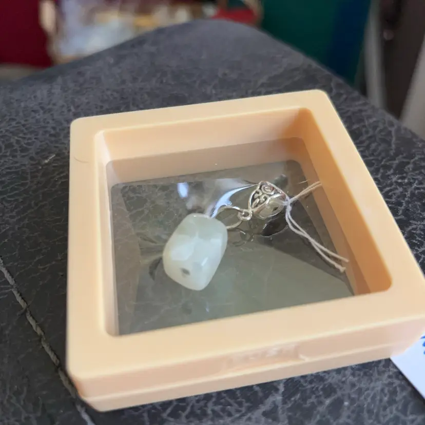 White Moonstone Pendant