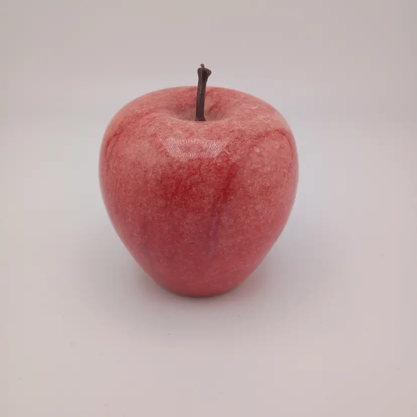 Granite apple paperweight