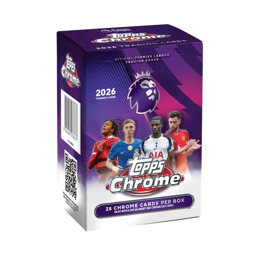 2026 Topps Chrome Premiere League Soccer Value Box