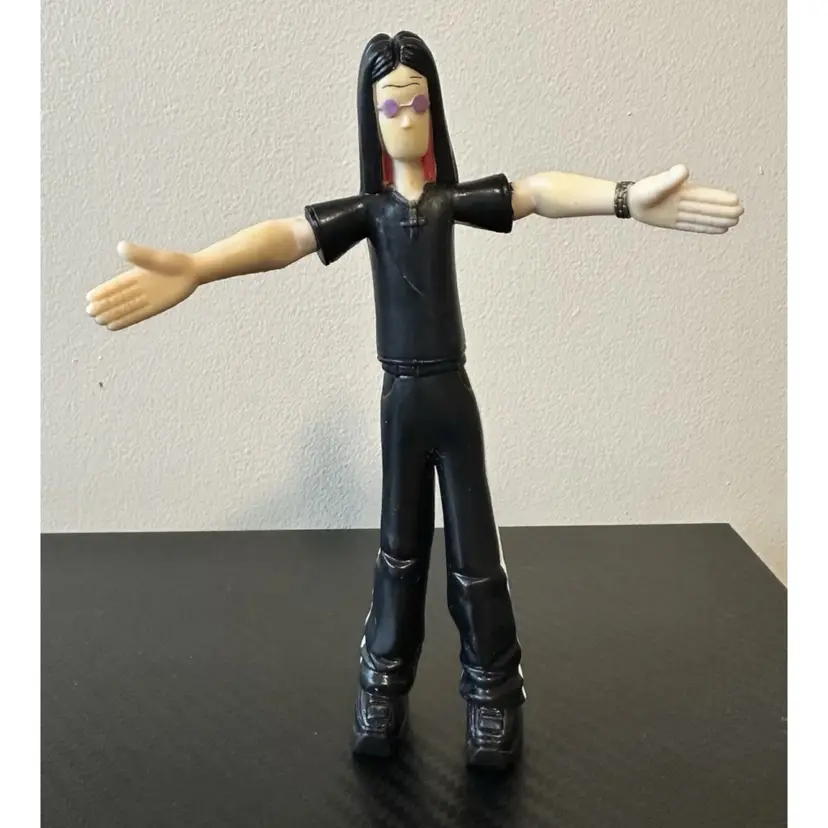 Joks LLC 2002 Fun 4 All The Osbourne Family Bendable Ozzy 6" figure
