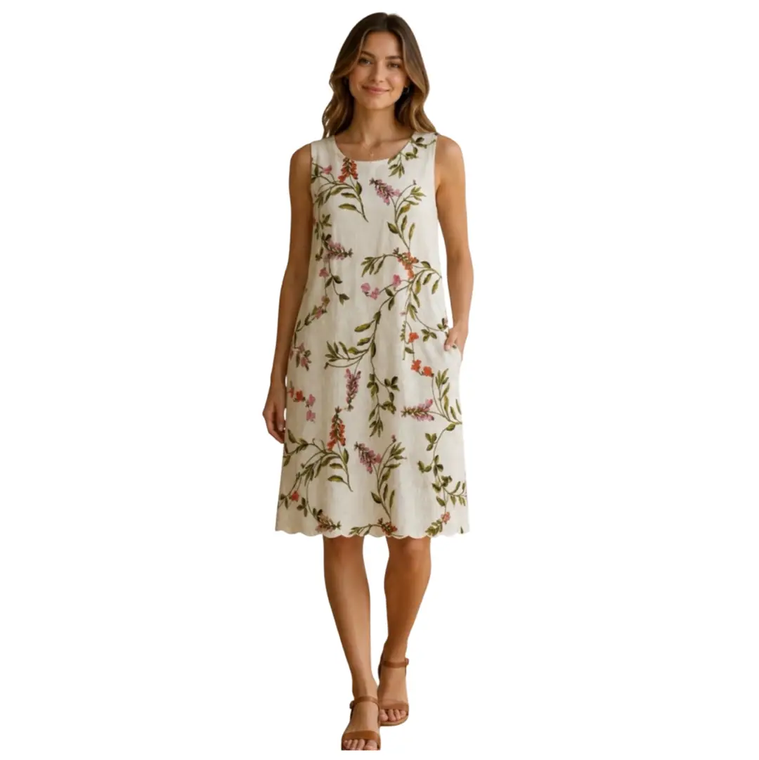 Joie Floral Sleeveless Dress Size XL