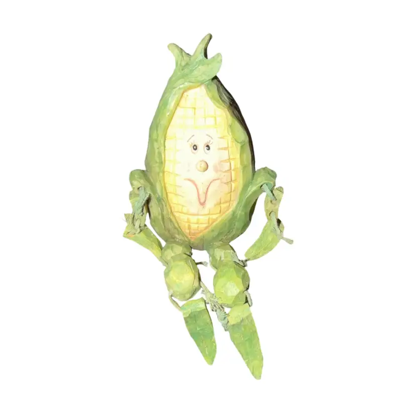 Anthropomorphic Vtg Corn shelf sitter