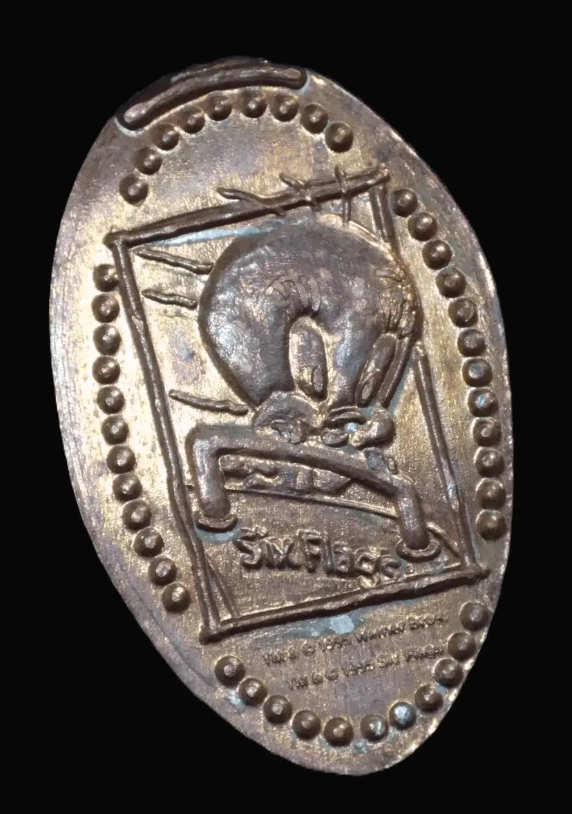Tweety Bird - Elongated Penny - Six Flags