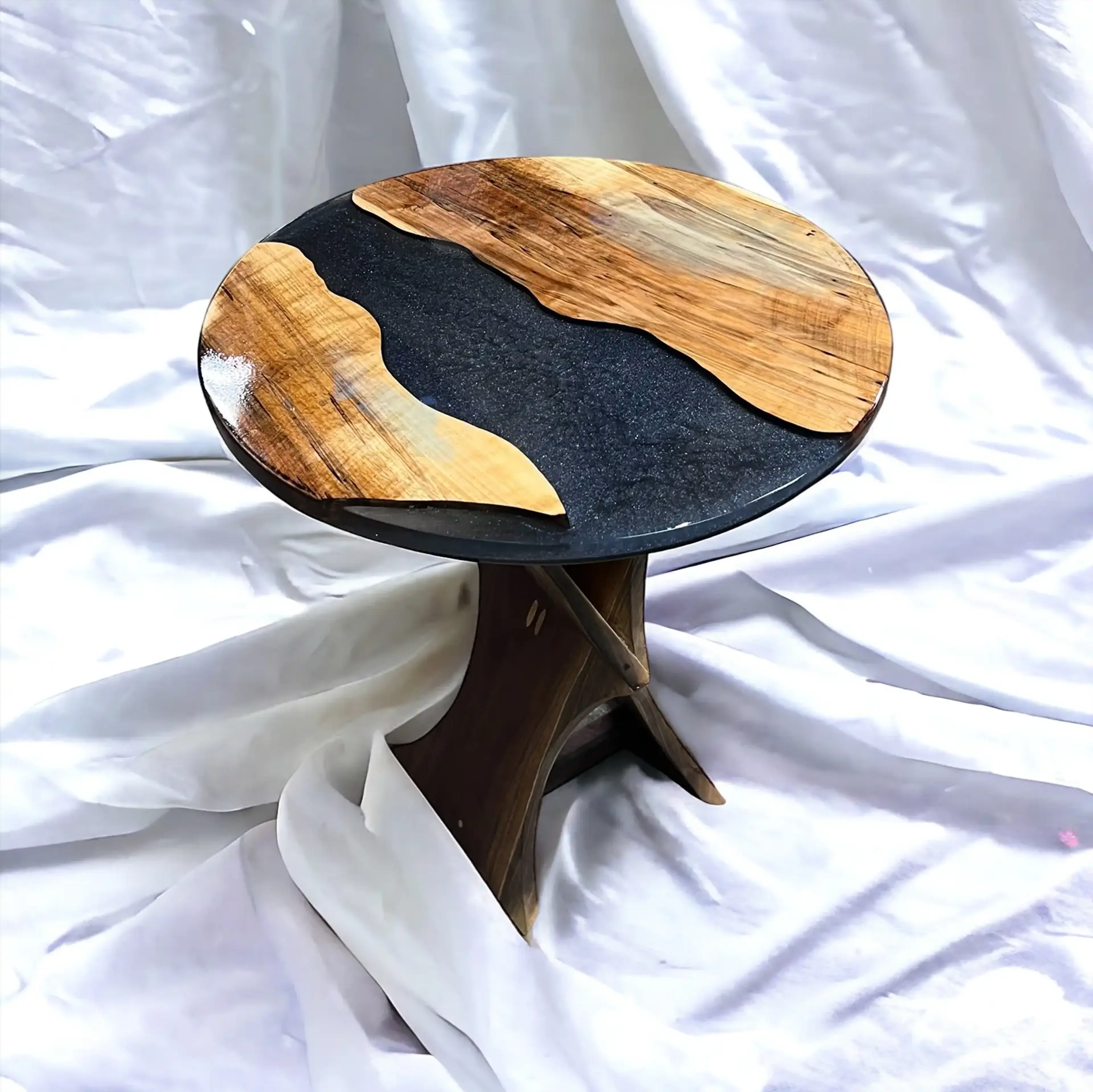 Artisan River Flow Side Table