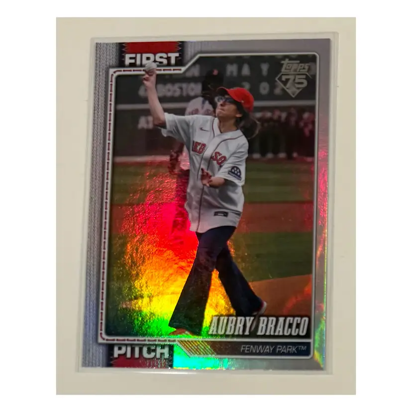 Aubry Bracco First Pitch Survivor Boston Red Sox