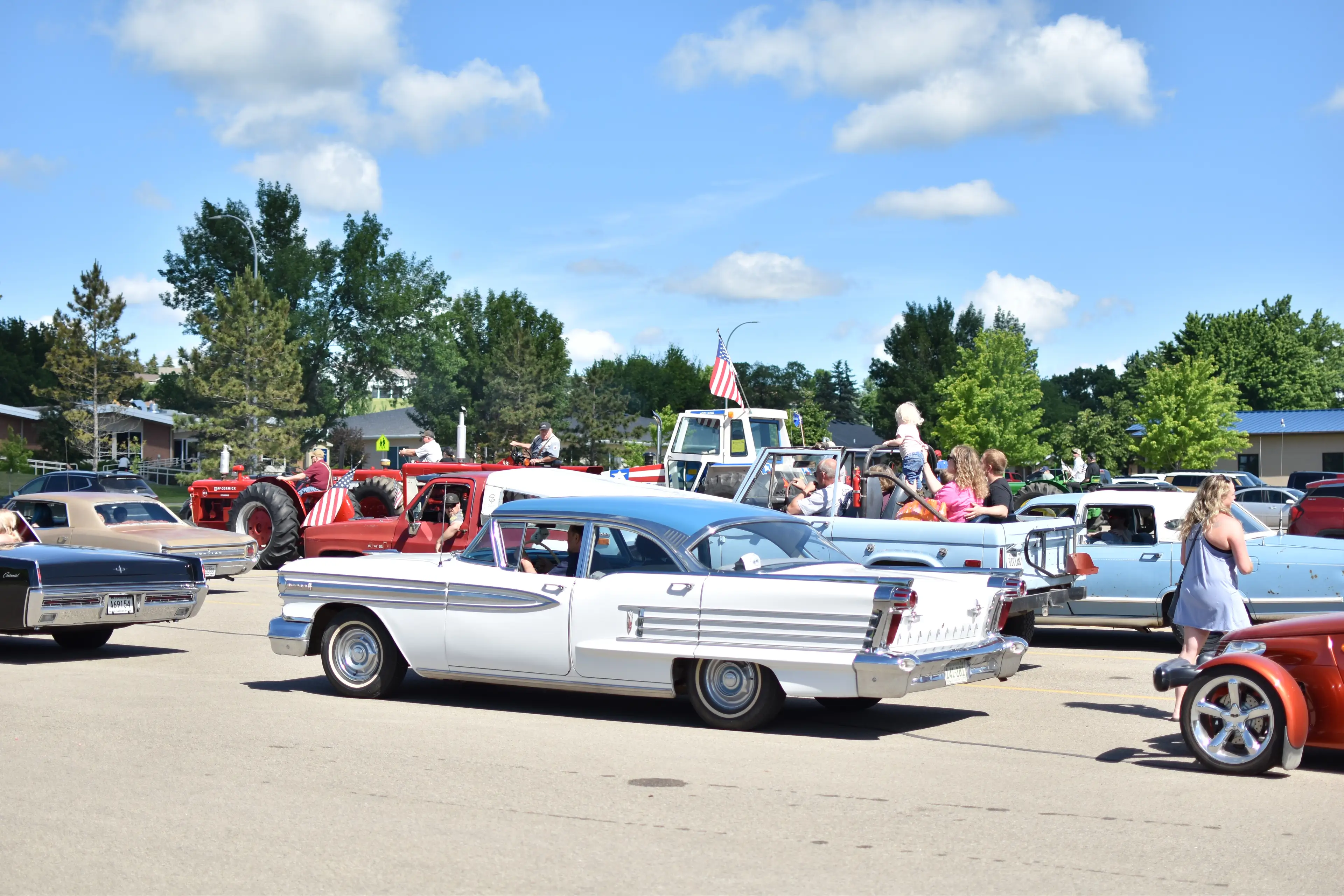 Vintage car show and parade