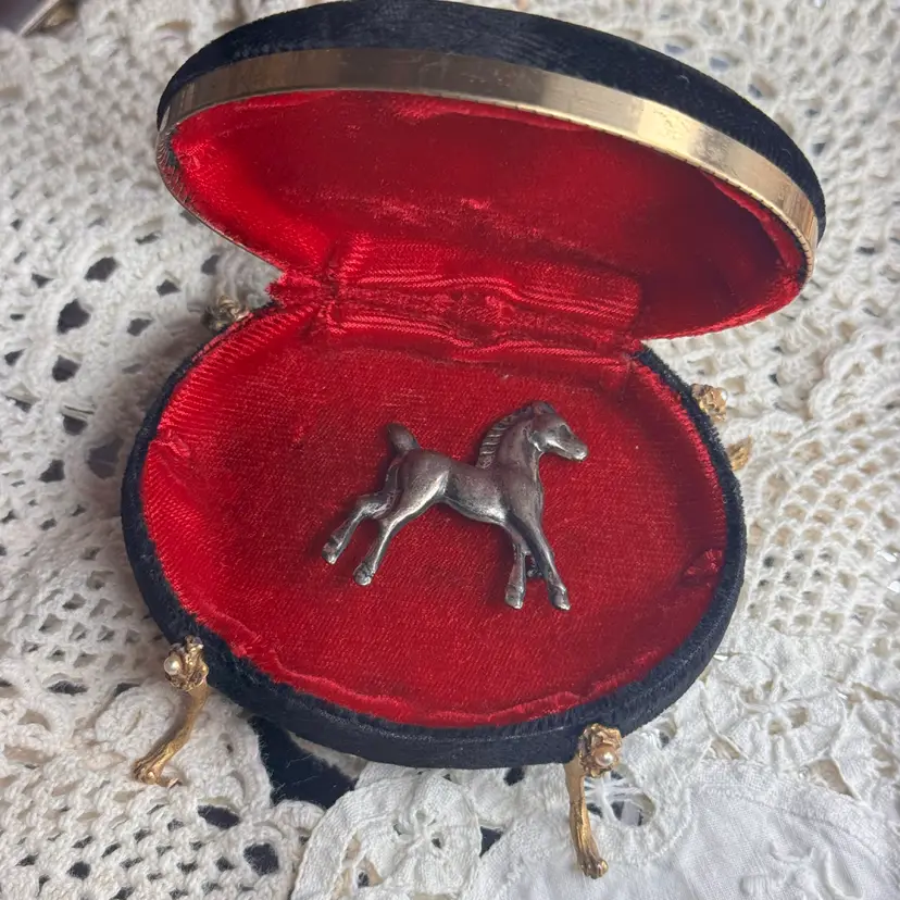 Sterling silver Horse Brooch